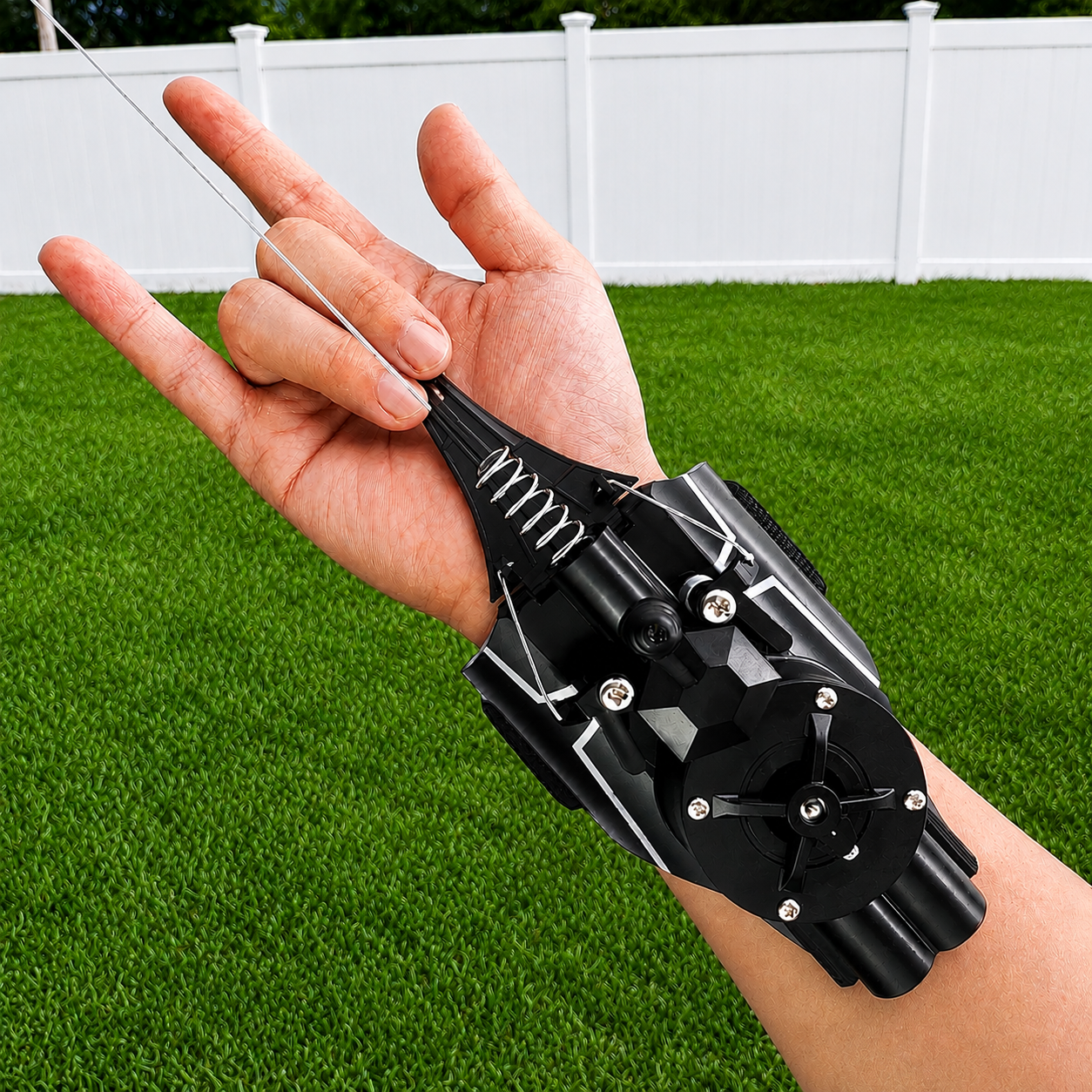 Retractable web shooter