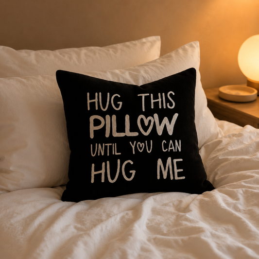 Hug This Pillow Until You Can Hug Me